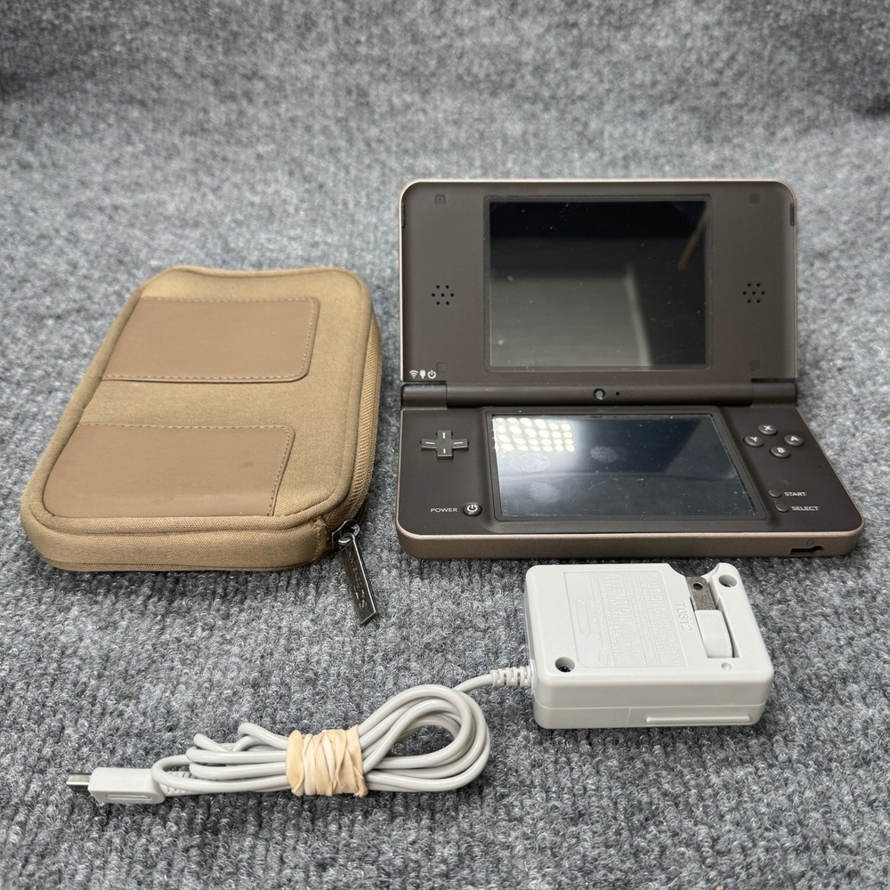 Nintendo DSi XL Console Bronze Brown Handheld System Retro Gaming Bundle UTL001